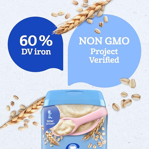 Gerber Baby Cereal 2nd Foods, Grain & Grow, Multigrain, 8 Ounces (Pack of 6)