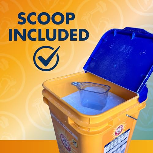 Arm & Hammer powder laundry detergent, crisp clean, 18 lb pail