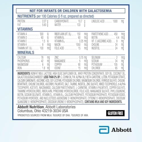 Similac Advance Infant Formula with Iron, Ready-to-Feed Baby Formula, 32-fl-oz Bottle, Pack of 6