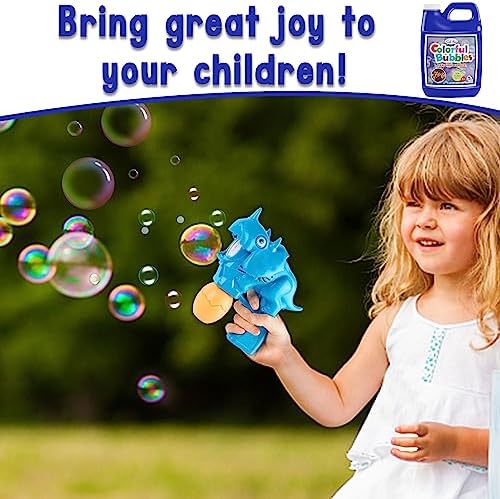 Lulu Home Concentrated Bubble Solution, 1 L/ 33.8 OZ Refill for Bubble Machines, Giant Wands, and Blowers - Up to 2.5 Gallons for Kids' Birthday Parties