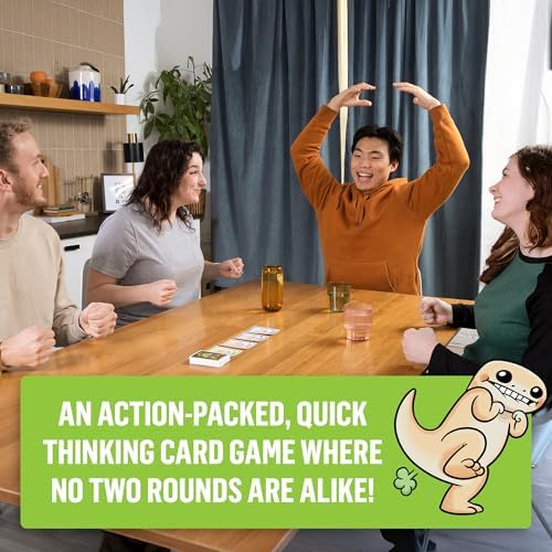 Exploding Kittens Coyote Created by Tim Ferriss, Special Edition Large Box: Includes 6 Unique Action Cards: a Challenge Party for 3-8 Players, Ages 10 and Up, Great for Family Night