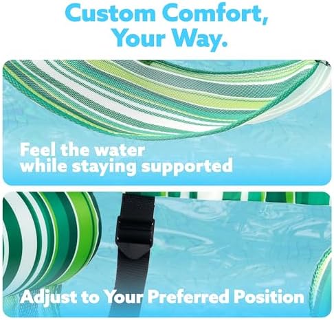 SLOOSH Inflatable Pool Floats Adult,2 Packs Floating Lounge Chairs,Blow up Pool Noodles for Adult Heavy Duty,Floating Chair for Party Summer Water Beach Lake Fun