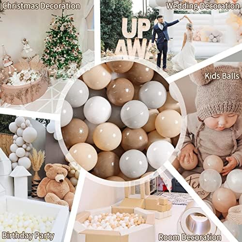 GOGOSO Ball Pit Balls for Toddlers,100pcs 2.15inch Crawl Balls BPA Free Crush Proof PlayBalls Soft Plastic Bals for Toddler, Pool Tent Party Favors Summer Water Bath Toy