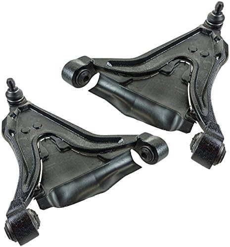 TRQ Front Lower Control Arm with Ball Joint Set Compatible with 1993-1997 Volvo 850 1998-2000 S70 V70