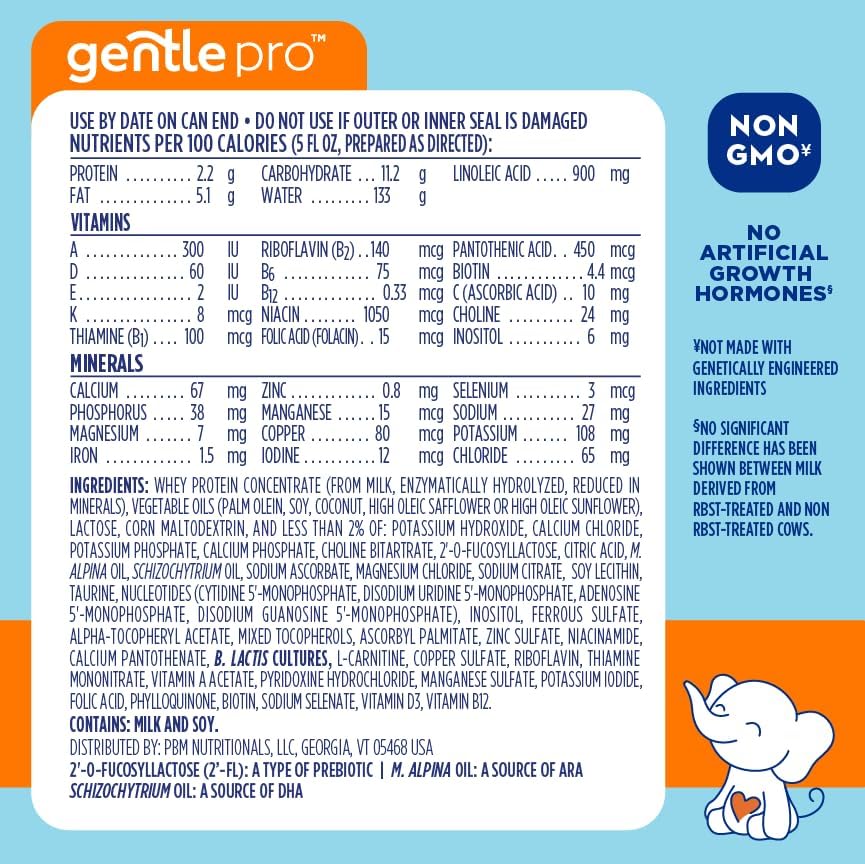 Good Start | Dr. Brown’s Gentle Pro, Baby Formula Powder, For Sensitive Tummies, Easy Digestion and Softer Poops, Infant Formula with Probiotics, DHA, Non-GMO, 32 OZ