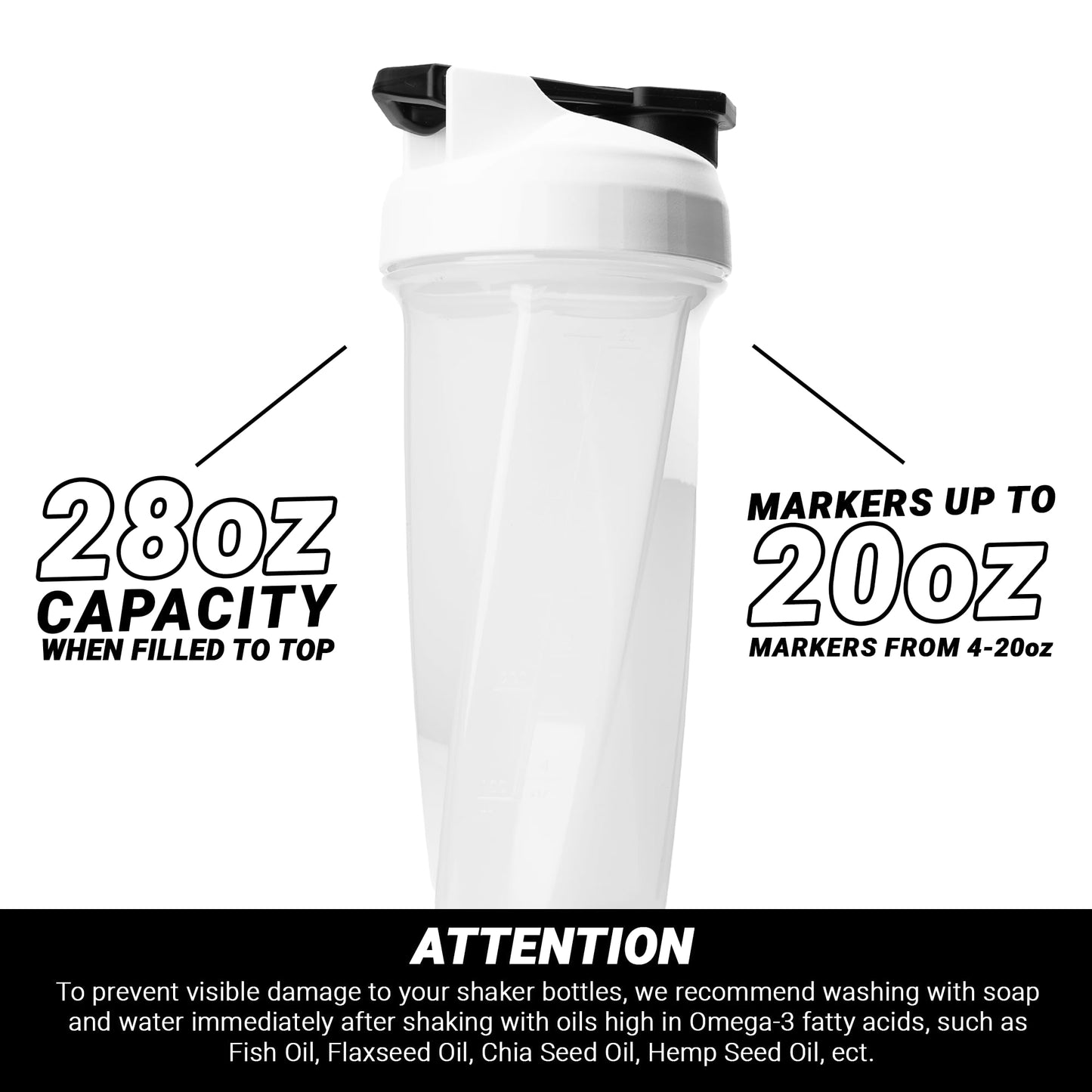 HELIMIX 2.0 Vortex Blender Shaker Bottle Holds upto 28oz | No Blending Ball or Whisk | USA Made | Portable Pre Workout Whey Protein Drink Shaker Cup | Mixes Cocktails Smoothies Shakes | Top Rack Safe