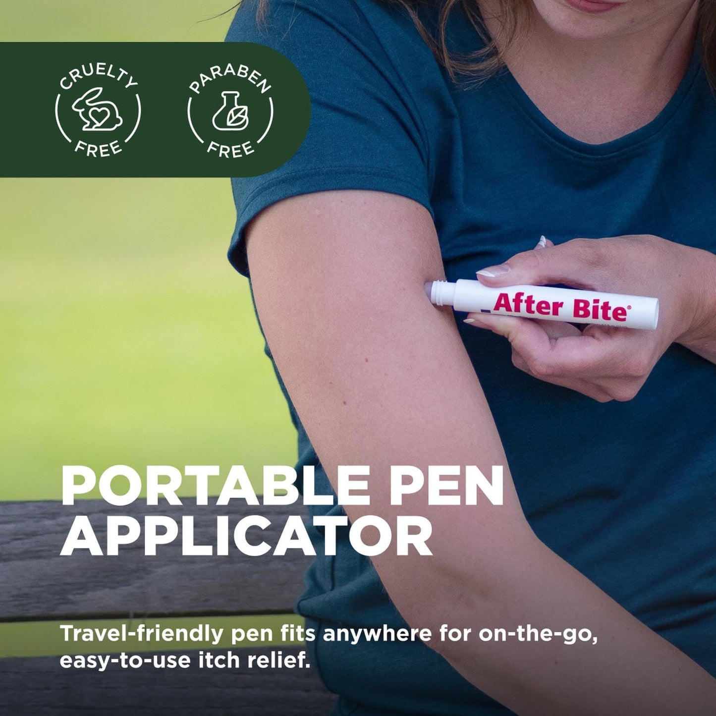 After Bite Advanced Formula - Itch Relief with Sodium Bicarbonate - Ideal for Mosquito & Fire Ant Bites, Bees & More - Portable Pen Applicator - 0.5 oz (4 Pack)