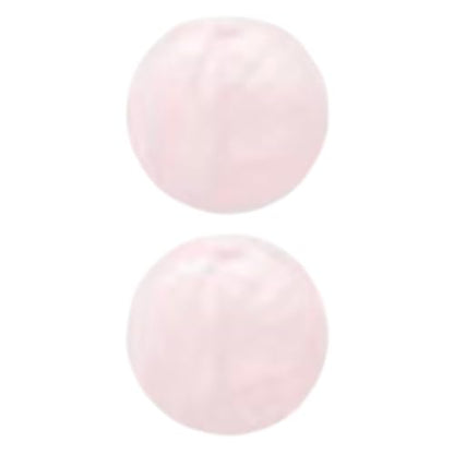 Dog Necklace (Large (19-21"), Solid, Pink Pearl)