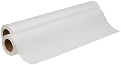 McKesson Medical Exam Table Paper [12 Rolls] – Bed Table Sheet Cover Ideal for Diaper Changing, Waxing, Nursing, Chiropractor, Patternmaking, Tracing - Economy Crepe Paper Roll - White, 21 in x 125 ft