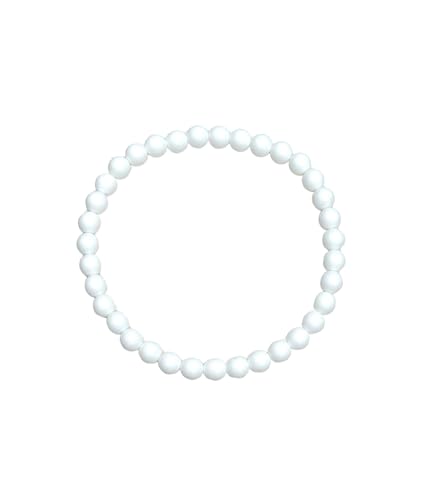Dog Necklace (Medium (18"), Solid, White)