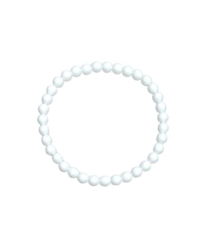 Dog Necklace (Medium (18"), Solid, White)