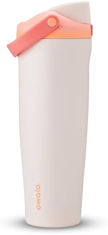 Owala FreeSip Sway - Stainless Steel-40-oz.-Orange/Tan(Sparkling Sherbet)