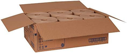 Tork Natural Paper Hand Towel Roll H21 100% Recycled Fiber, Universal Fit 6 Rolls x 800 Ft (RK8002)