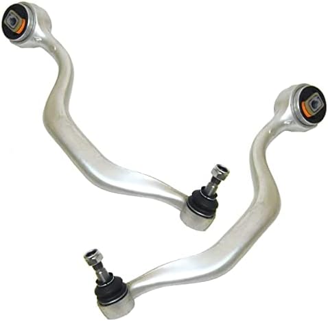 TRQ Front Lower Control Arm with Ball Joint Set Compatible with 1997-2003 BMW 540i 2000-2003 M5