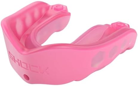 Shock Doctor Mouth Guard Sports, Hockey, Lacrosse, Baseball, Wrestling Moutguard, Gel Max Heavy Duty Protection & Custom Fit, Football Mouth Guard with Strap, Adult & Youth Mouthguard