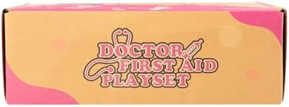 Doctor Kit for Kids Girls, 34 Pcs Kids Doctor Kit for Toddlers 3-5 with Medical Storage Bag & Real Stethoscope, Pretend Play Set for Boys Girls Fun Role Playing Game