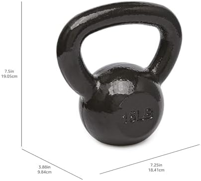 Amazon Basics Cast Iron Kettlebell