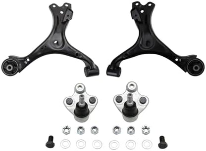 TRQ Front Lower Control Arm with Ball Joint Set Compatible with 12-15 Civic 13-15 ILX