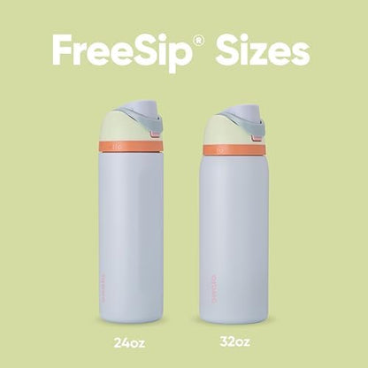 Owala FreeSip Insulated Stainless Steel Water Bottle with Straw for Sports, Travel, and School BPA-Free Sports Water Bottle, 32 oz, Beach House