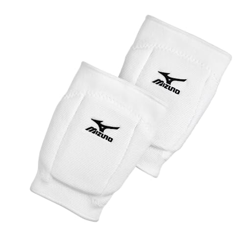 Mizuno Youth T10 Plus Volleyball Kneepad, One Size, White