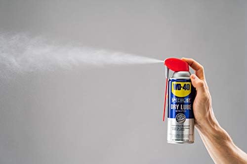 WD-40 Specialist Dry Lube with Smart Straw, Lubricant for Corrosion Protection on Table Saws, Drills and Lathes, Industrial Strength Friction-Reducing Formula, 10 Oz., Twin Pack