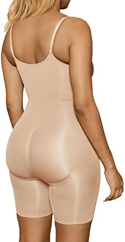 SHAPERX Women's Shapewear Bodysuit Tummy Control Body Shaper Seamless Sculpting Snatched Waist Body Suit