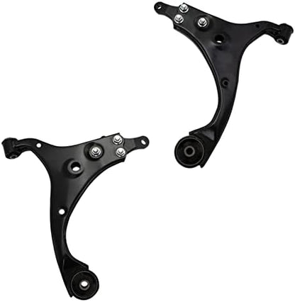 TRQ Front Lower Control Arm Assembly Driver Passenger 2pc Pair Compatible with Kia Compatible withte