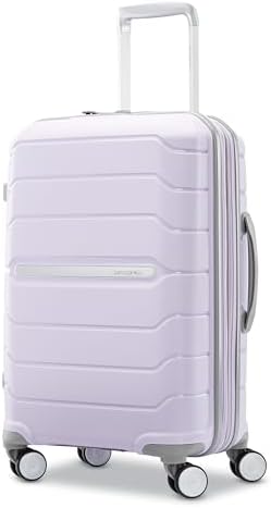 Samsonite Freeform Hardside Carry-On Luggage with Spinner Wheels - Hardshell Suitcase - TSA, Airline-Approved - Expandable Hard Shell, Smooth Rolling Wheels for Lightweight Travel - Lilac