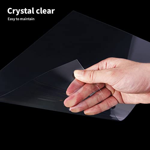 Art3d 10-Pack of 8×10" PET/Plexiglass Sheets, Transparent Clear Flexible Plastic Sheet Panels for Craft, Picture Frames, Sign Blank, DIY Display Project