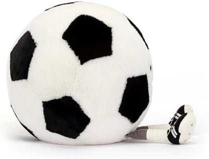 Jellycat Amuseables Soccer Ball Stuffed Toy, 12 inches - Soccer Ball Plush Gift for Sports Fans