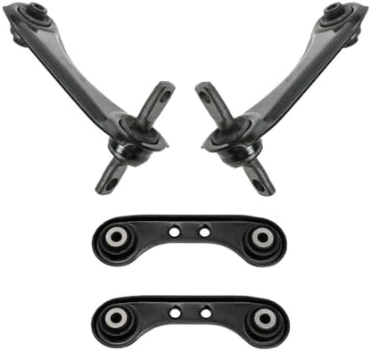 TRQ Rear Control Arm Set Compatible with 1996-2000 Honda Civic 1997-2001 CR-V