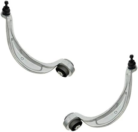 TRQ Front Control Arm with Ball Joint Set Compatible with 2009-2010 Audi A4 A4 Quattro 2010 A5 2008-2010 A5 Quattro S4