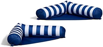 Big Joe Noodle Sling, No Inflation Needed, Pool Float with Armrests, Quick Draining Fabric, Cup Holder