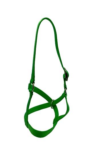 Cattle Halter Newborn Calf Yearling Cow Bull (Bull, Lime Green)