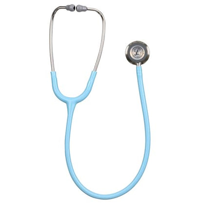 3M Littmann Classic III Monitoring Stethoscope, 5912C, More Than 2X as Loud, Weighs Less, 27" Marine Blue Satin-Finish Tube for Added Comfort, Flexibility and Cleanability