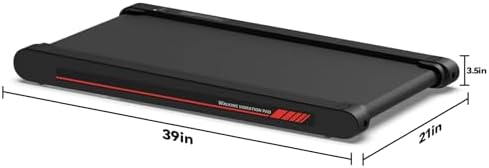 Sperax Walking Treadmill Pad with APP, 3 in 1 Under Desk Treadmill, 400W Low Noise Walking Vibration Pad with Remote Control,Portable Treadmills for Home Office