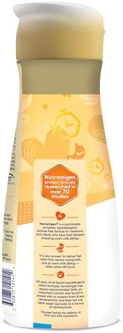 Enfamil Nutramigen Hypoallergenic Baby Formula with Iron, Lactose Free, Colic Relief from Cow's Milk Allergy Starts in 24 Hours, Brain Building DHA, Probiotic LGG for Immune Support, 32 Fl Oz, 6 Count