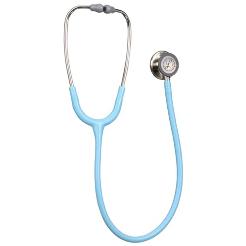 3M Littmann Classic III Monitoring Stethoscope, 5912C, More Than 2X as Loud, Weighs Less, 27" Marine Blue Satin-Finish Tube for Added Comfort, Flexibility and Cleanability
