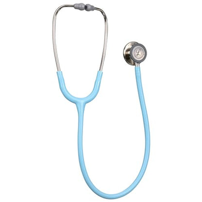 3M Littmann Classic III Monitoring Stethoscope, 5912C, More Than 2X as Loud, Weighs Less, 27" Marine Blue Satin-Finish Tube for Added Comfort, Flexibility and Cleanability