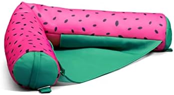 Big Joe Noodle Sling, No Inflation Needed, Pool Float with Armrests, Quick Draining Fabric, Cup Holder