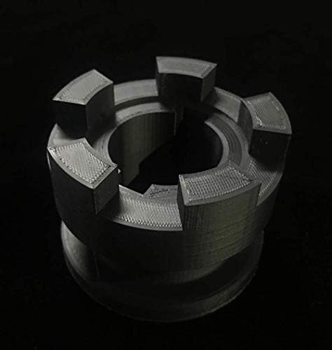 FLASHFORGE PLA Filament 1.75mm, 3D Printer Filament 1kg (2.2lbs) Spool, Dimensional Accuracy +/- 0.02mm, 3D Printing Filament Easy to Use and Fits for Most FDM 3D Printers (Black)