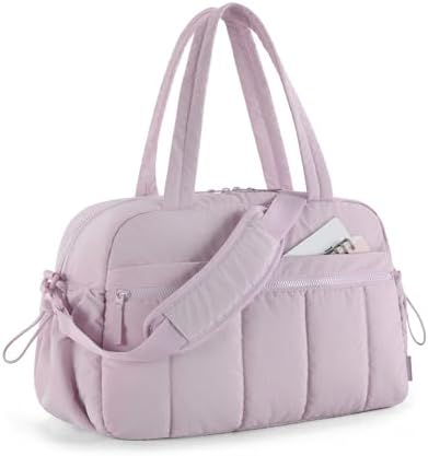BAGSMART Gym Bag for Women, Duffle Bag for Travel with Wet Pocket, Lightweight Carry on Weekender Duffel, Water Resistant