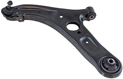 TRQ Front Steering & Suspension Kit Control Arm with Ball Joint Steering Rack & Pinion Bellow Tie Rod Compatible with Hyundai HY4511103