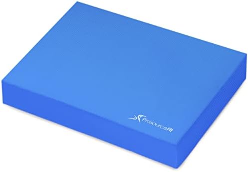 ProsourceFit Exercise Balance Pad – Non-Slip Cushioned Foam Mat & Knee Pad for Fitness and Stability Training, Yoga, Physical Therapy