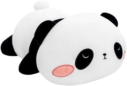 SQEQE Weighted Panda Plush, Weighted Panda Stuffed Animal, Cute Plushies Soft Bear Pillow Toy Gift for Kids Adults 13.8 Inch, 1.6 Lbs