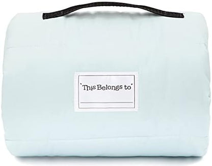 Jay Franco Bluey Sisters Nap Mat – Built-in Pillow and Blanket - Super Soft Microfiber Kids'/Toddler/Children's Bedding, Ages 3-7 (Official Bluey Product)