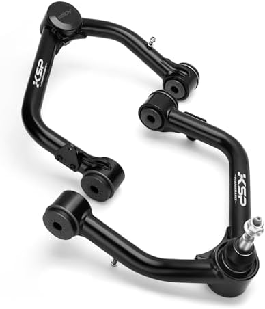 KSP Front Upper Control Arms for 19-24 Chevy Silverado GMC Sierra 1500, 2-4" Front UCA with Ball Joints for 2019+ Silverado Sierra 1500, Adjustable Aftermarket Lift Suspension Arms with Rubber Bushing