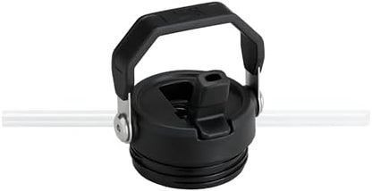 Stanley IceFlow Flip Straw 2.0 Water Bottle 24 OZ | Built-In Straw with Larger Opening | Lightweight & Leak-Resistant | Insulated Stainless Steel | BPA-Free | Black 2.0