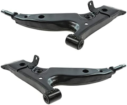 TRQ Front Lower Control Arm Set Compatible with 1993-1995 Geo Prizm Toyota Corolla