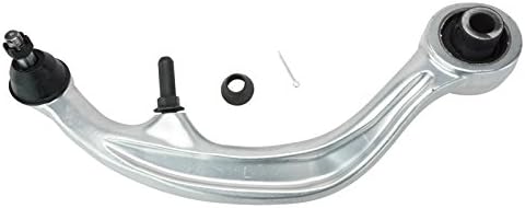 TRQ Front Left Rearward Control Arm with Ball Joint Drivers Side Compatible with 2003-2007 INFINITI G35 2003-2009 Nissan 350Z